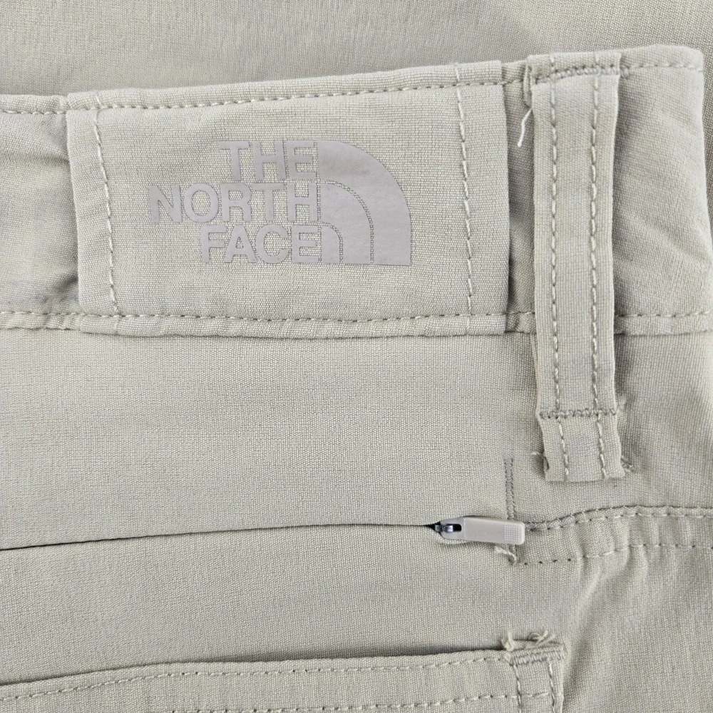 The North Face Pants Mens 34 Short Sprag 5 Pocket Khaki Stone UV Water Repellent